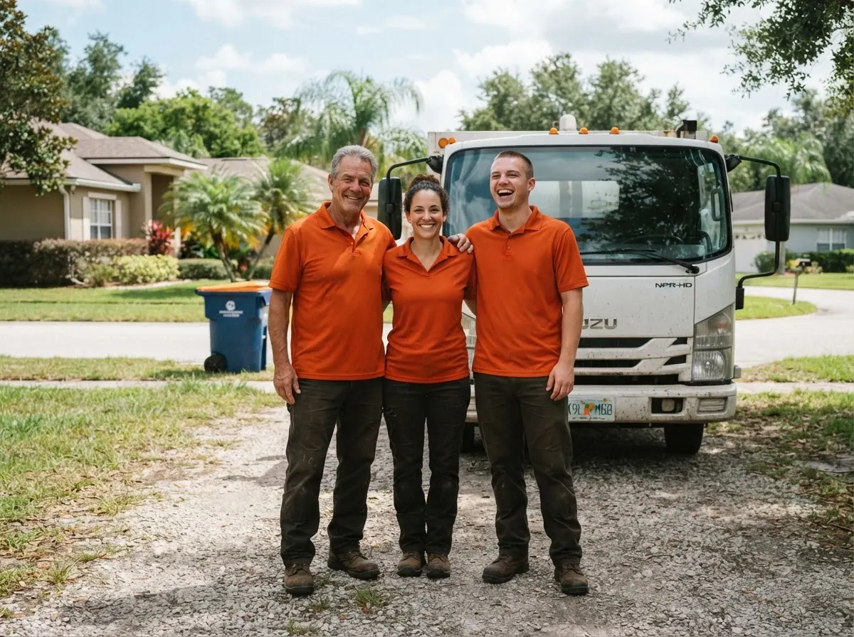 Silver Star Dumpster Rental garbage collection service team in Middleburg, FL